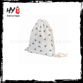 New design textile canvas backpack shopping bag